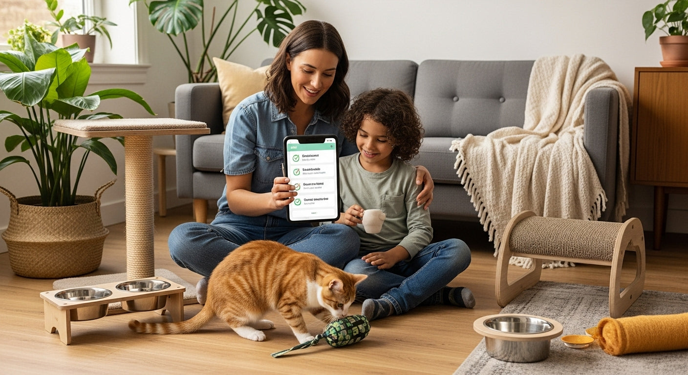 7 Punkte für die checkliste nachhaltige katzenausstattung