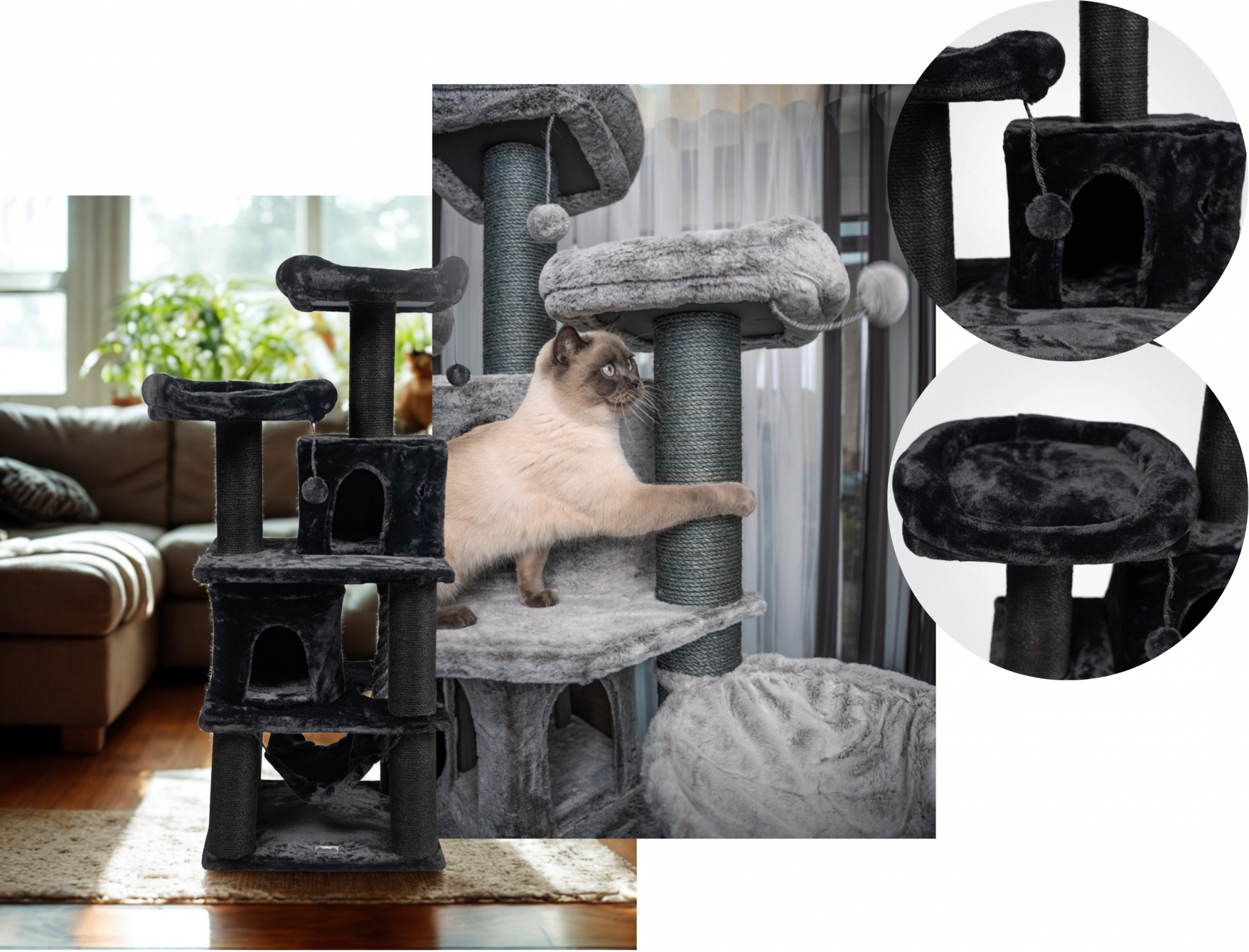 HIDEOUTS &amp; PREMIUM-KRATZBÄUME: Warum Rückzugsräume deine Katze glücklich machen